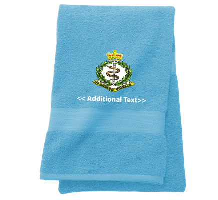 Personalised Royal Army Medical Corps  Military Towels  Terry Cotton Towel